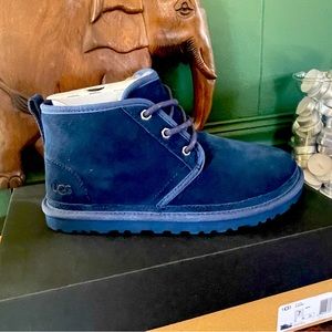 Mens Navy Ugg Neumel Boots